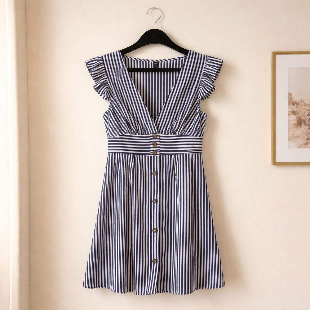 Women’s Frenchy Black and White Dress